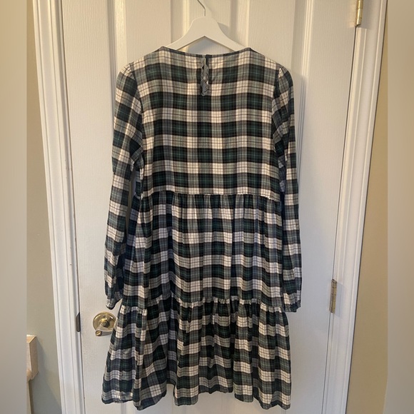 CHECK DRESS WITH FRILLS - Picture 2 of 3